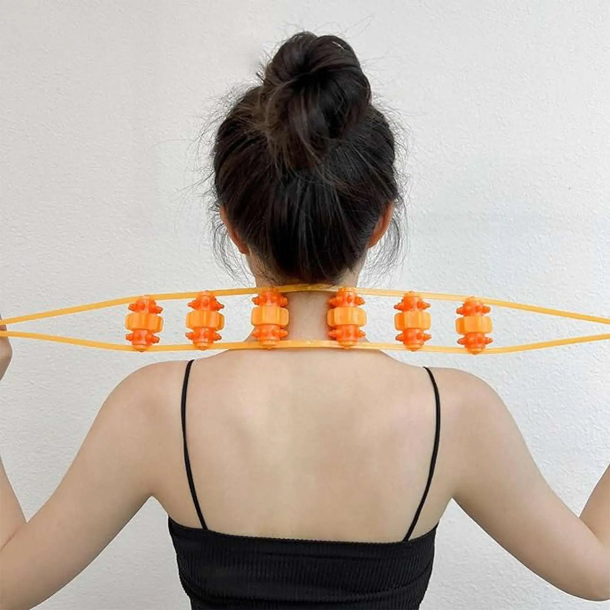 Handheld Back Massage Roller Rope (1 Pc)