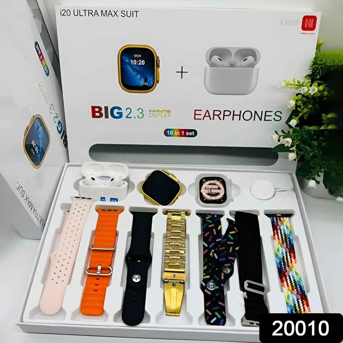 Urban Max™ 10-in-1 Elite Series – Smartwatch with 7 Designer Straps & Pro Earbuds - Mr Urban Choices