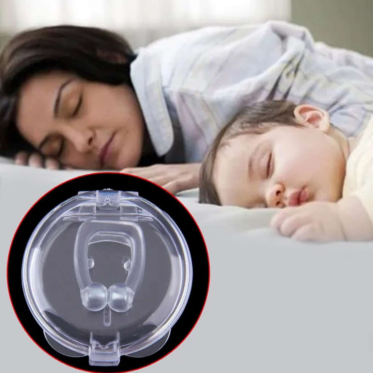 Urban Rest™ Magnetic Snore Stopper – Ultra-Soft Silicone Anti-Snoring Nose Clip - Mr Urban Choices