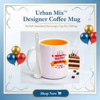 Urban Mix™ Designer Coffee Mug – Stylish Insulated Beverage Cup for Gifting - Mr Urban Choices