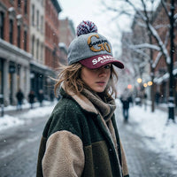 Trendy Winter Baseball Style Woolen Cap (1 Pc)