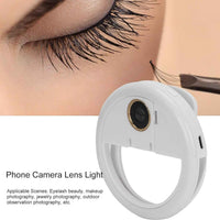 Urban Glow™ Mini Selfie Ring – Universal 3-Mode LED Clip Light for Perfect Selfies - Mr Urban Choices