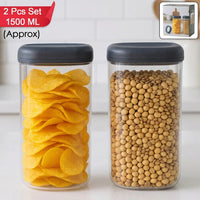 Supermom Airtight Kitchen Storage Containers  (2 Pc Set  1500 Ml)