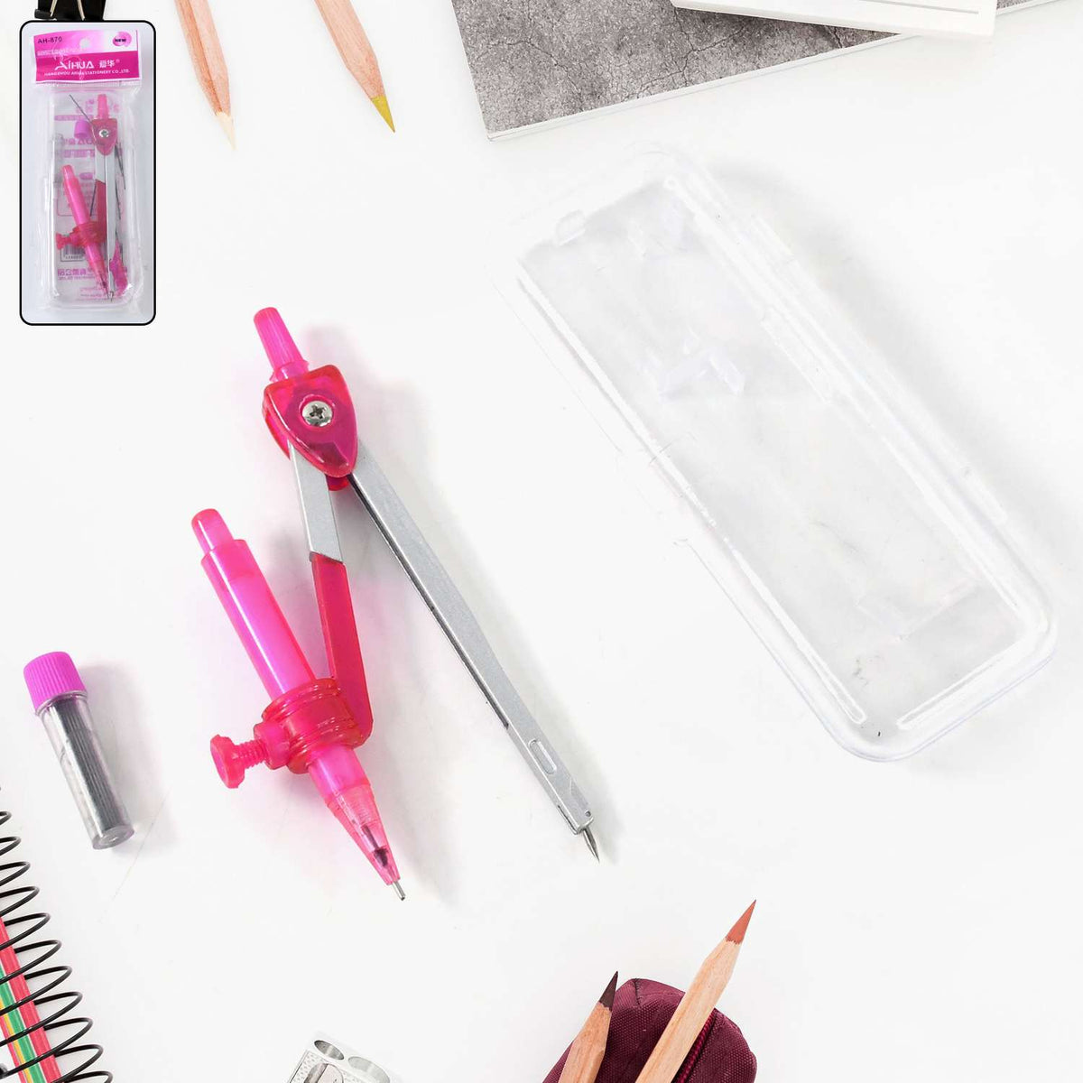 Student Geometry Compass Set (4 In 1) - Mr Urban Choices