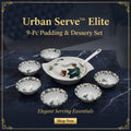 2739 9 Pc Pudding Set Used As A Cutlery Set For Serving Food Purposes And Sweet Dishes And All In All Kinds Of Household And Official Places Etc.