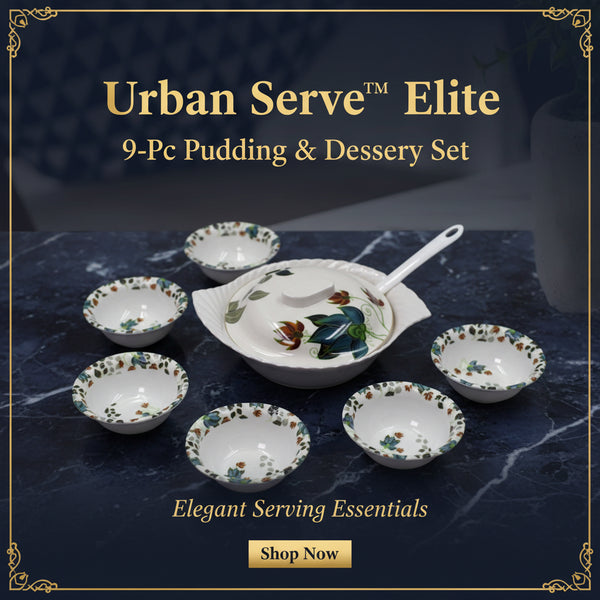 Urban Serve™ Elite 9-Pc Pudding & Dessert Cutlery Set – Elegant Serving Essentialsp