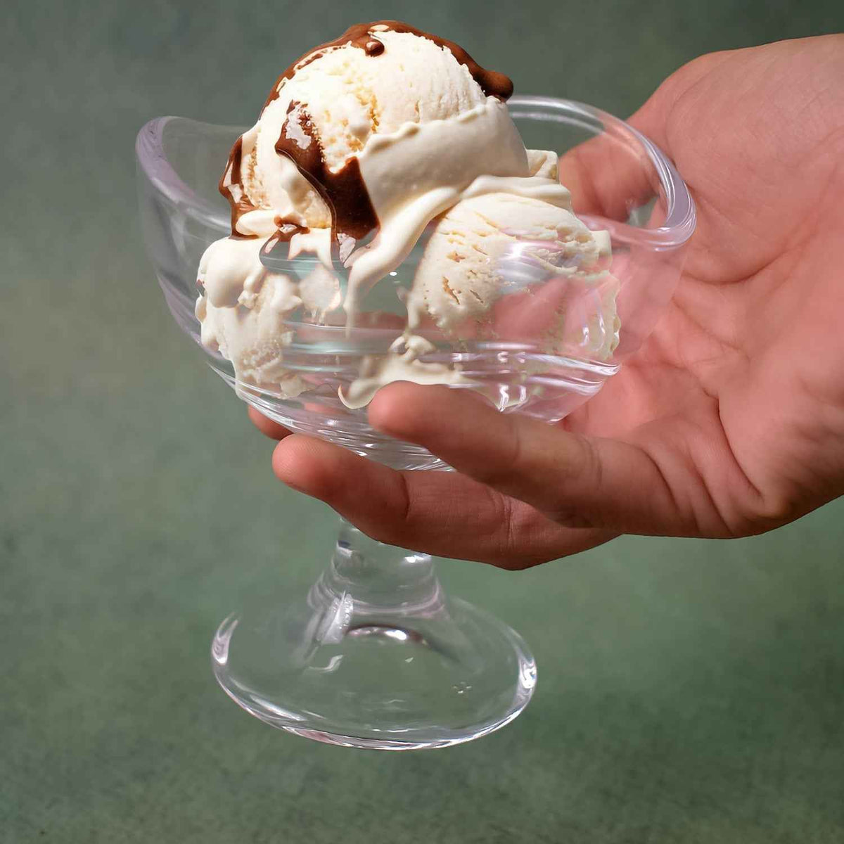 Glass Footed Dessert Bowl Ice Cream Cup (2 Pcs Set) - Mr Urban Choices