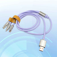 3-in-1 120W Fast Charging Cable – Type-C/Micro/iPhone - Mr Urban Choices