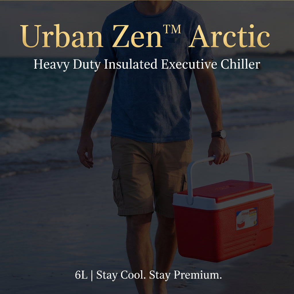 Heavy Duty Insulated Ice Box (1 Pc Red  6ltr)