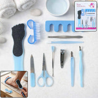 11 In 1 Manicure Pedicure Grooming Kit Nail Care Set (1 Set)