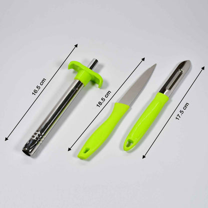 Knife and Peeler - Urban 3pc Lighter Cum Knife And Peeler Set - Mr Urban Choices