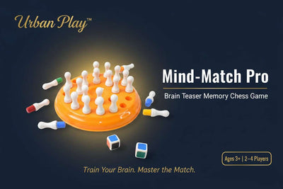 Urban Play™ Mind-Match – Plastic Brain Teaser Memory Chess Game