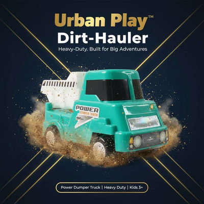 Urban Play™ Dirt-Hauler – Heavy-Duty Kids Power Dumper Truck Toy