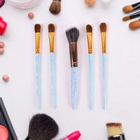 5pc Makeup Brush Tools Kit (5 Pcs Set Mix Color) - Mr Urban Choices
