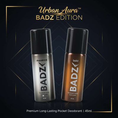 Urban Aura™ Badz Edition – Premium Long-Lasting Pocket Deodorant (45ml) - Mr Urban Choices