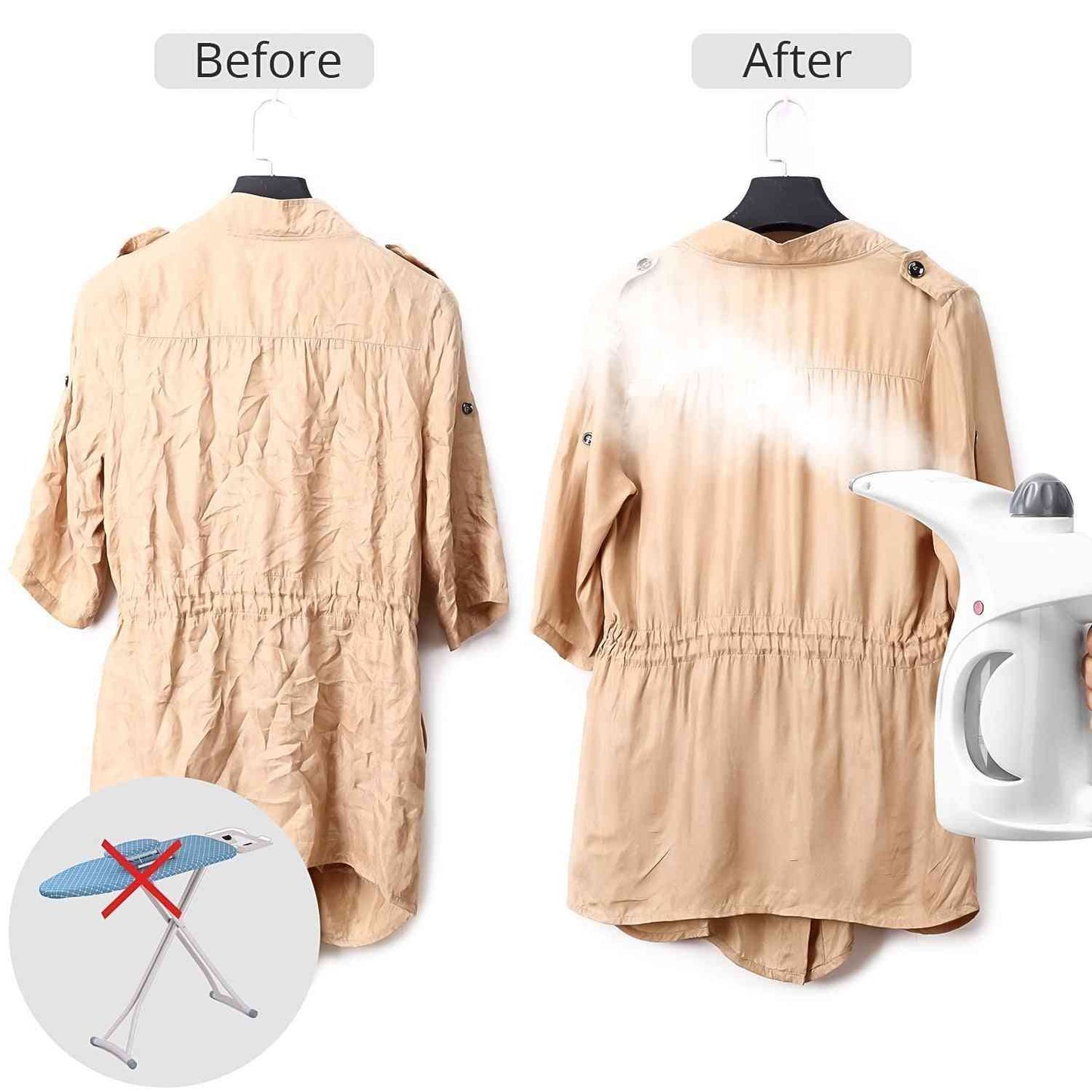 Urban Glow™ Dual-Steam  Handheld Garment & Facial Steamer - Mr. Urban Choices