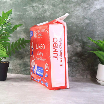 Beautiful Basics Jumbo Extra Sure Choice Sanitary Pads Xxl 330mm (40 Pc)