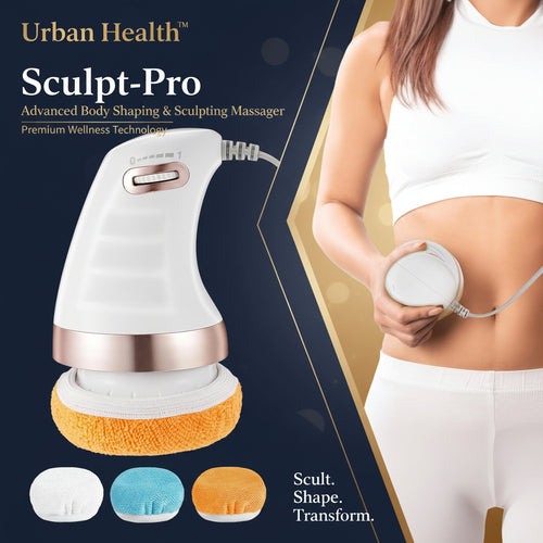 7293 Body Massager Shaping Machine  Body Sculpting Massager With 3 Washable Pads Adjustable Speeds  Electric Handheld Massager For Belly Waist Legs Arms Butt (1 Pc)