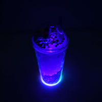 6883 Sipper Bottle With Straw Led Glow Light For Kidstumbler With Strawvacuum Flasksipper Plastic Tumblersipper Bottle With Straw (Pack Of 1) - Mr Urban Choices