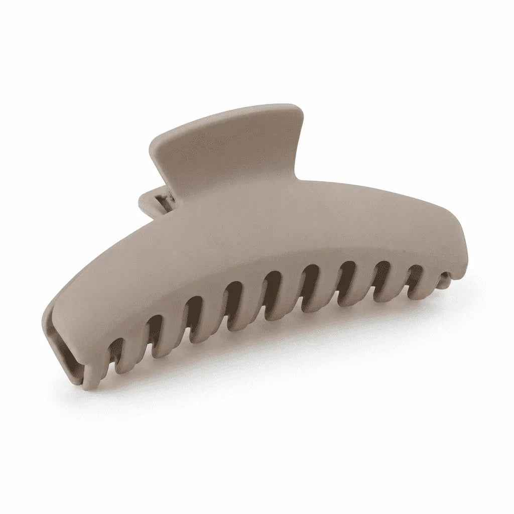 Plastic Hair Clamp Grip Simple Matte Hair Barrette Clamp (1 Pc)