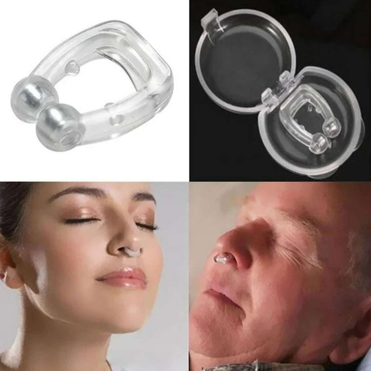 Urban Rest™ Magnetic Snore Stopper – Ultra-Soft Silicone Anti-Snoring Nose Clip - Mr Urban Choices