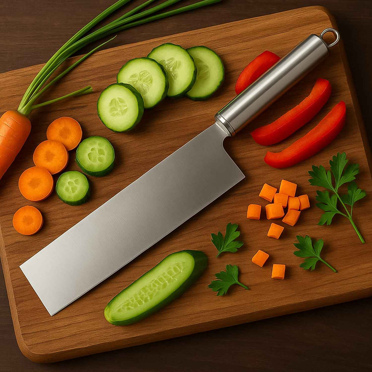 Urban Chef™ Samurai-Edge Pro – Professional Stainless Steel Vegetable Cleaver - Mr. Urban Choices