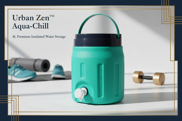 Urban Zen™ Aqua-Chill – 4L Premium Insulated Water Storage Jug
