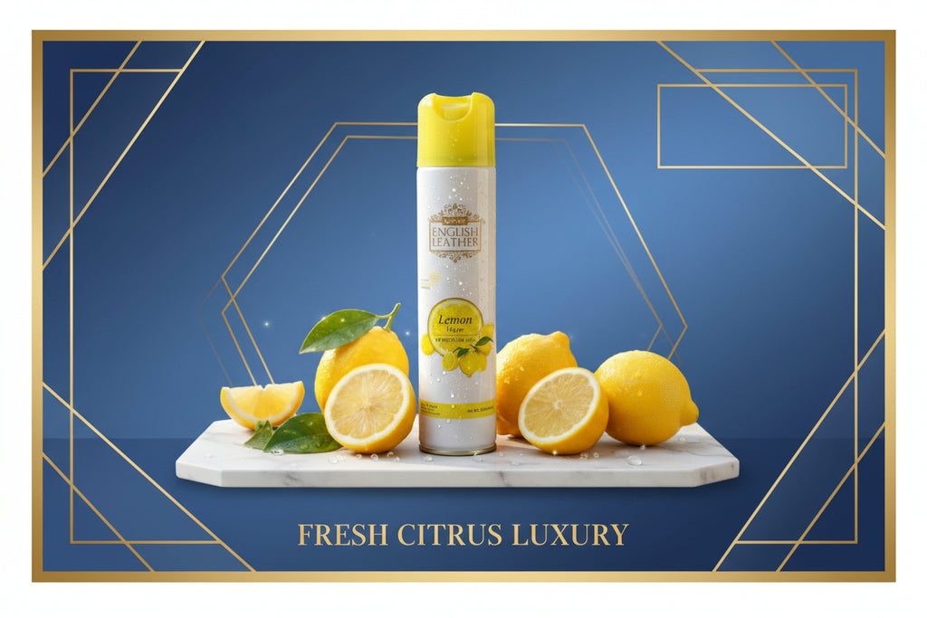 Next Premium English Leather Lemon Air Freshener Spray 220 Ml