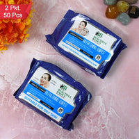 Beautiful Basics Normal Oily Skin Face Wipes (2 Pkts X 50 Pcs Wipes) - Mr Urban Choices
