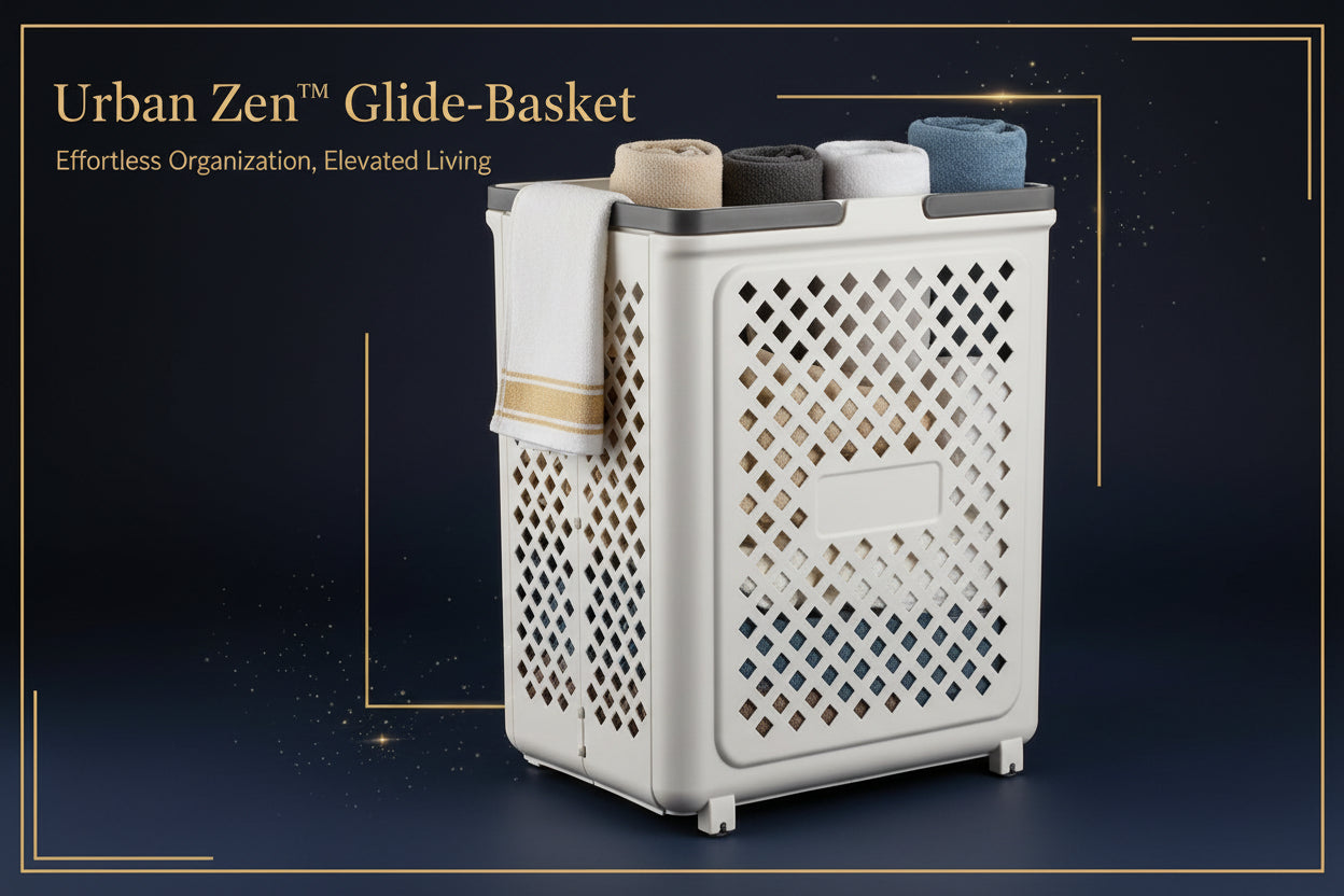 Large Foldable Laundry Basket With Wheels