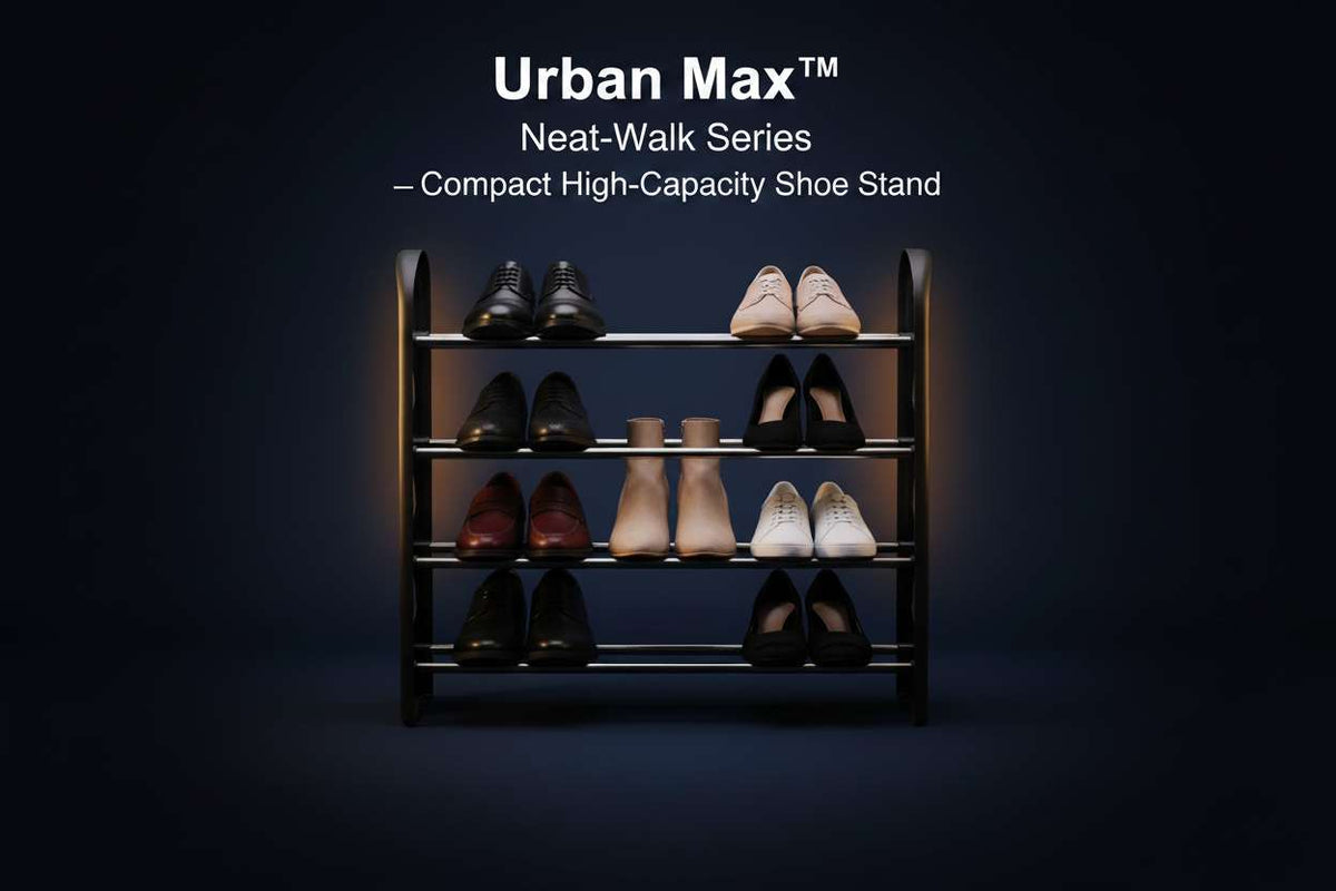 Urban Max™ Neat-Walk Series – Compact High-Capacity Shoe Stand - Mr Urban Choices
