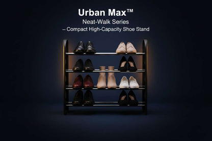 Urban Max™ Neat-Walk Series – Compact High-Capacity Shoe Stand - Mr Urban Choices