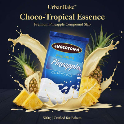 Urban Bake™ Choco-Tropical Essence – Premium Pineapple Compound Slab (500g) - Mr Urban Choices