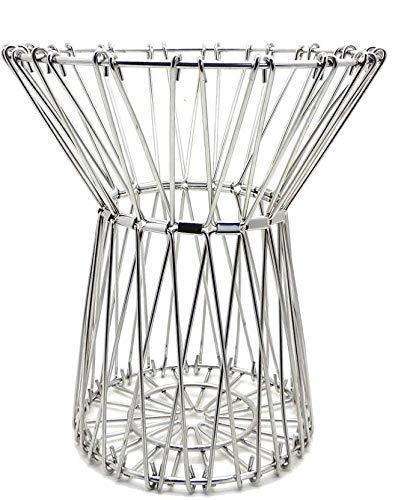 3040 Multipurpose Fruit Basket Stainless Steel Wire Bowl Foldable Basket For Vegetable Fruits Dining - Mr Urban Choices