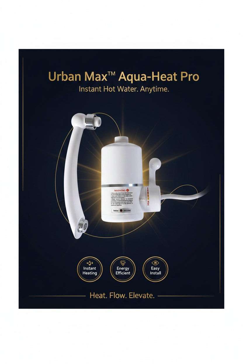 Urban Max™ Aqua-Heat Pro – Instant Digital Electric Water Heater Faucet This is Innovative and Cost Effective solution which is not only suitable for your Home & Offices but gives 'New' dimension to styling of your B - Mr. Urban Choices