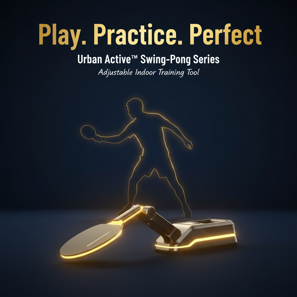 Urban Active™ Swing-Pong Series – Adjustable Indoor Table Tennis Training Tool
