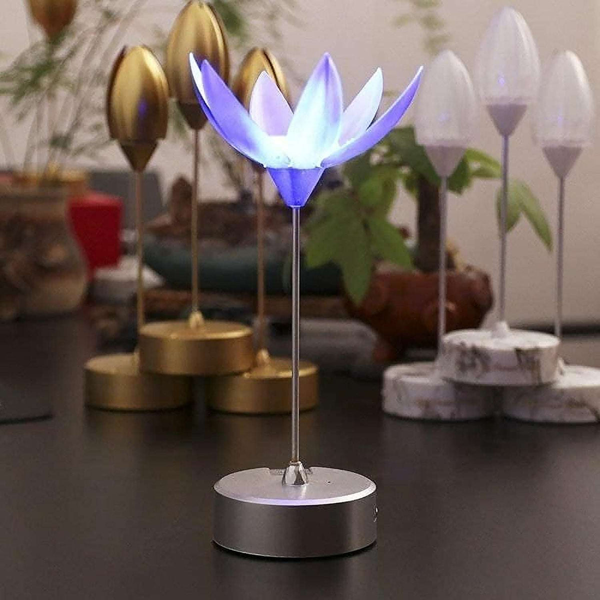 Urban Zen™ Divine Lotus – Touch-Control Blooming Flower Lamp with Music - Mr Urban Choices