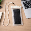 White Waterproof Phone Pouch Bag Mobile Cover (1 Pc)