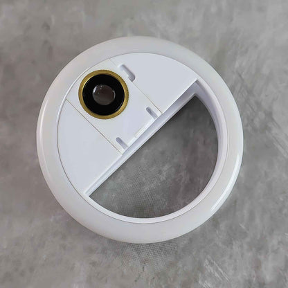 Urban Glow™ Mini Selfie Ring – Universal 3-Mode LED Clip Light for Perfect Selfies - Mr Urban Choices