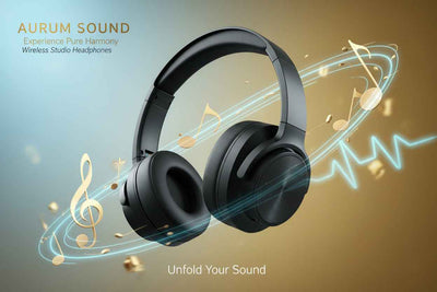 Urban Listen™ Fold-Series Wireless Headphones – Premium Bluetooth Audio with HD Mic - Mr Urban Choices