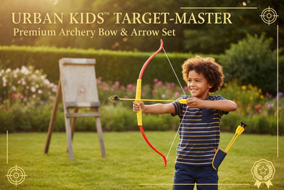 Urban Kids™ Target-Master – Premium Archery Bow & Arrow Toy Set with Quiver