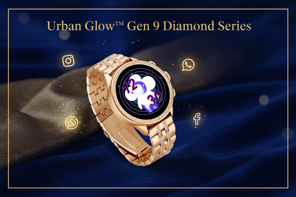 Gen 9 Diamond Strap Latest Smartwatch Hd Display 2 Straps (1 Set)