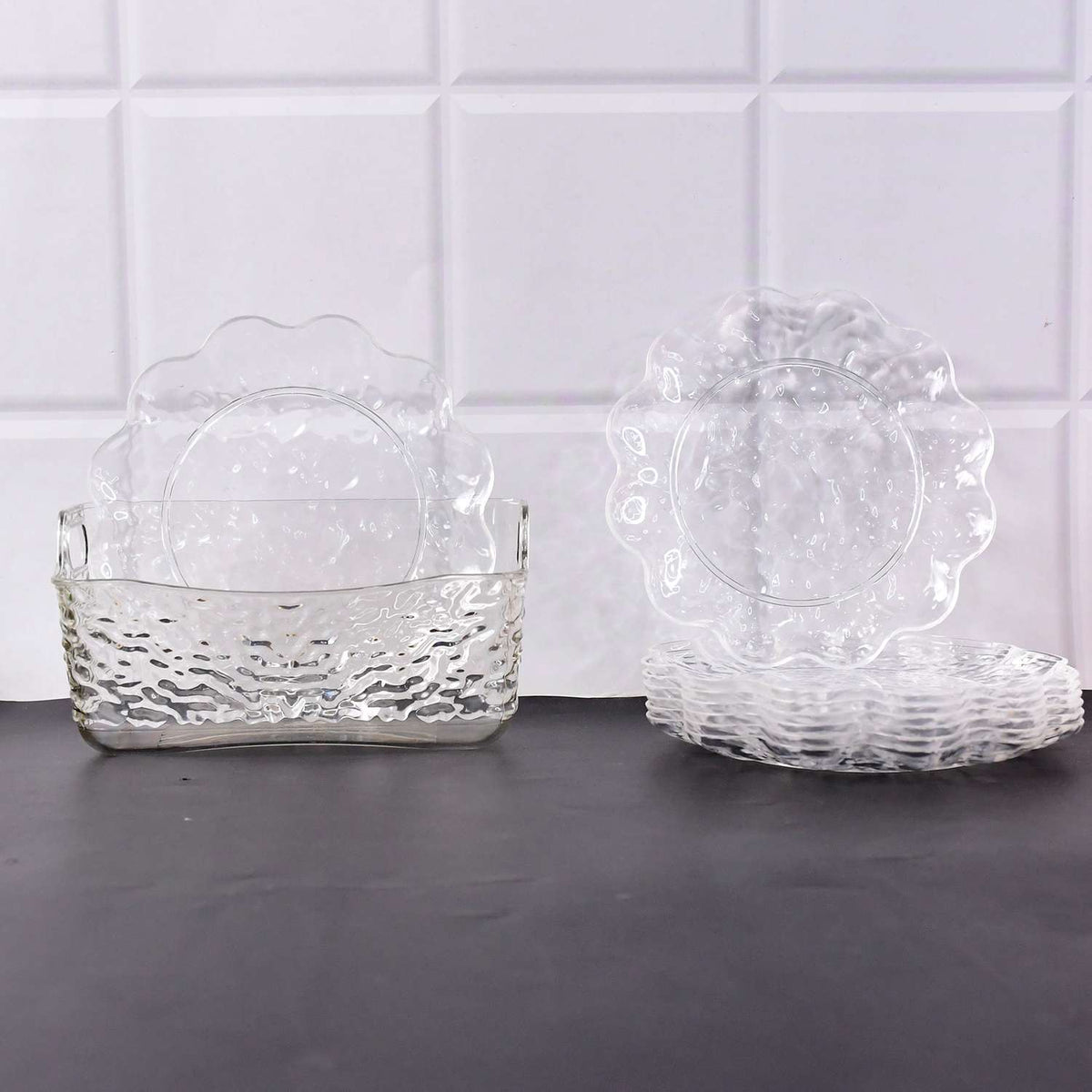 9 In 1 Plastic Bowl With Serving Tray Plates Set - Mr Urban Choices