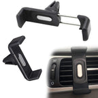 "Universal car air vent phone mount 360 degree rotation black"