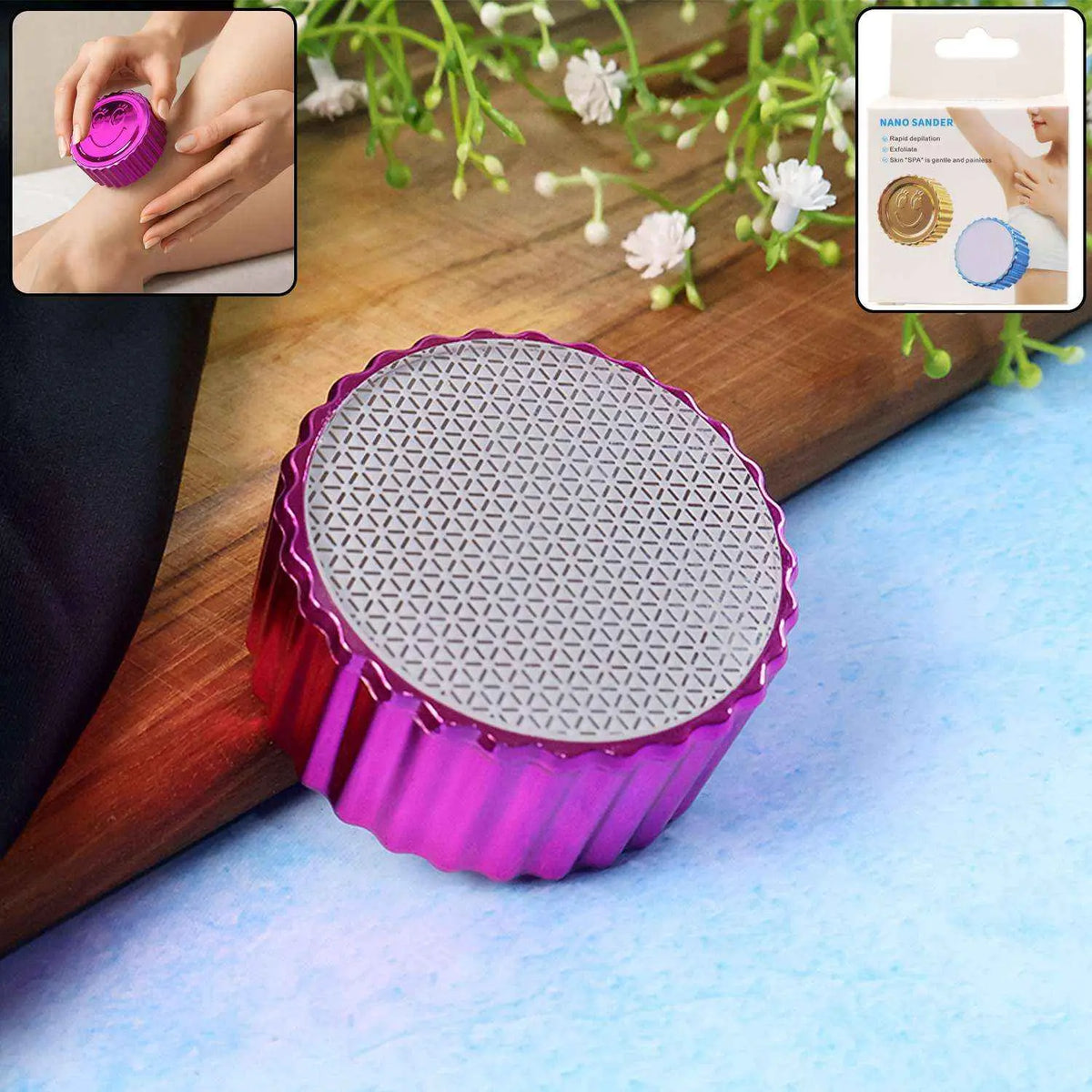 Nano Hair Remover For Arms Legs Back One Sided Skin Hair Remover (1 Pc)