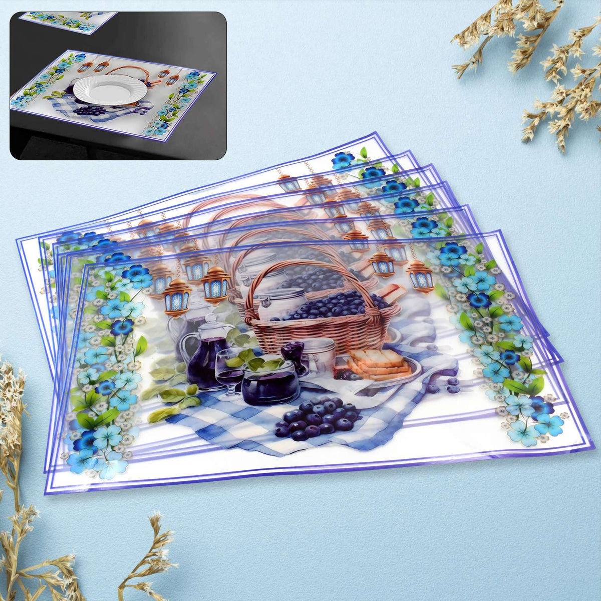 Urban Max™ Surface-Shield Series – Elegant Textured Dining Mats - Mr Urban Choices