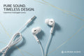 Classic Wired In-ear Earphones With 3.5mm Audio Jack (1 Pc)
