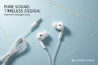 Classic Wired In-ear Earphones With 3.5mm Audio Jack (1 Pc)