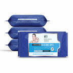 Beautiful Basics Dry Oily Sensitive  Normal Skin Face Wipes (4 Pkts X 100 Pcs Wipes)