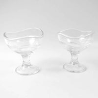 Glass Footed Dessert Bowl Ice Cream Cup (2 Pcs Set) - Mr Urban Choices